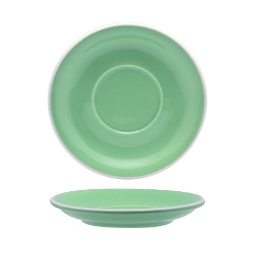 Rockingham Mint Green Latte Saucer (Set of 6)