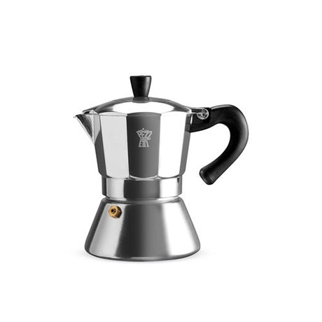 Pezzetti Bellexpress Aluminium Coffee Maker 3C in red, ideal for brewing 3 cups of flavorful espresso at home.