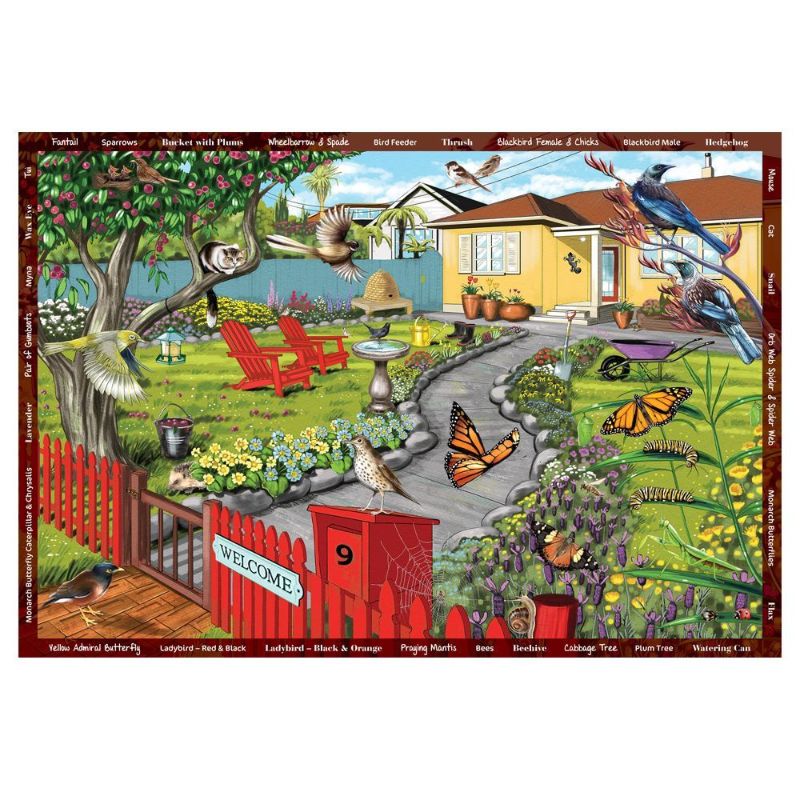 Jigsaw Puzzle - SEEK & FIND 
THE GARDEN (300PC)