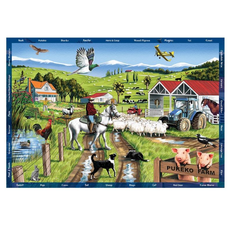 Jigsaw Puzzle - SEEK &amp; FIND
THE FARM (300pc)