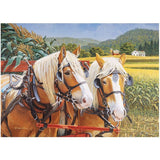 500-piece jigsaw puzzle featuring serene artwork of Maggie and Ben by John Sloane, perfect for ages 8 and up.