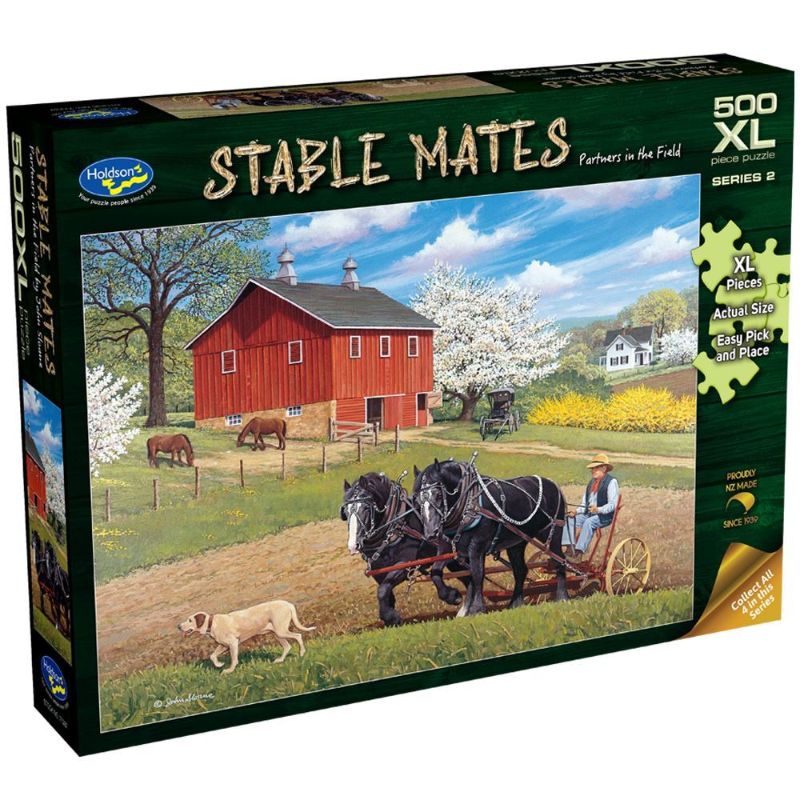 Jigsaw Puzzle - STABLE MATES S2 PARTNERS IN THE FIELD (500PC)