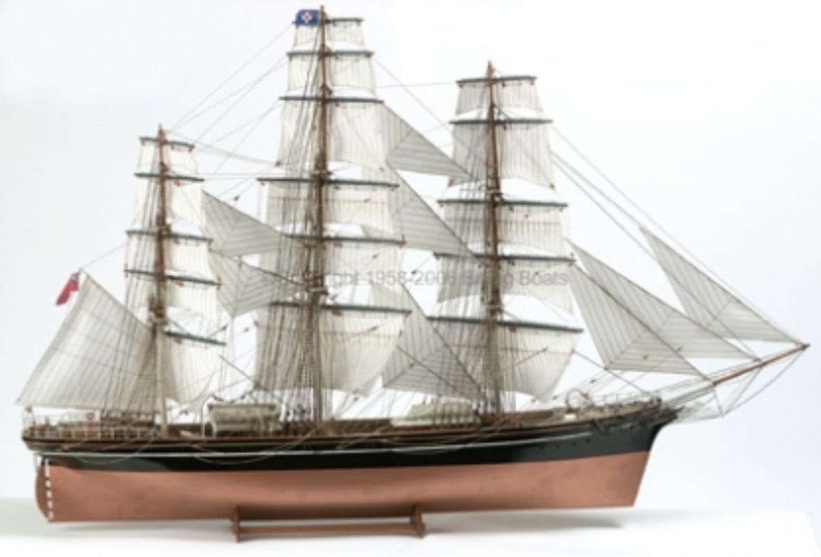 Wooden Ship Kit- 1/75 Cutty Sark