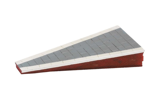 Hornby Train Accessory - Platform Ramp set for smooth transitions between tracks and platforms, enhancing model railway layouts.