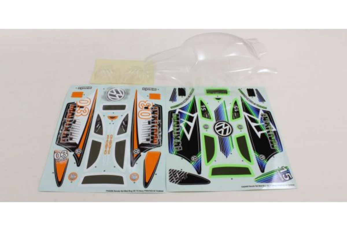 Kyosho Madbug Clear Body Shell for custom RC vehicle design, durable and easy to paint for personalized styling.