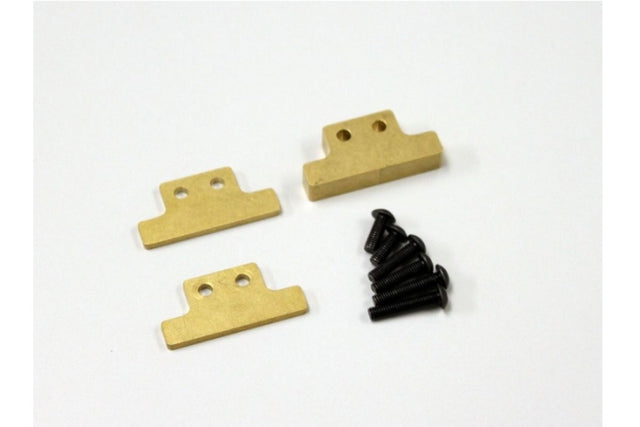 Kyosho RB6/7 RR Bulkhead Weight Set for Ultima models enhances stability and traction for improved off-road performance.