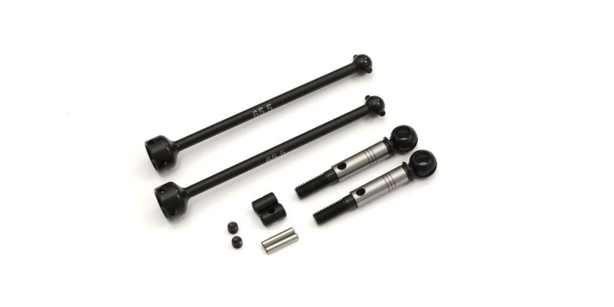 Kyosho RB7SS Universal Swing Shaft, 65.5mm, enhances durability and precision for RC car performance.