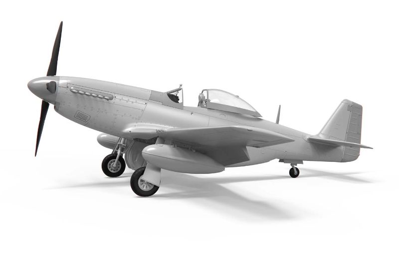 Airfix Kit Model - North American P51-D Mustang (Filletless Tails)