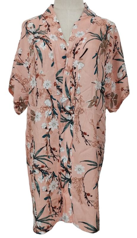 Kimono - Gabby Stem Floral (Pink)