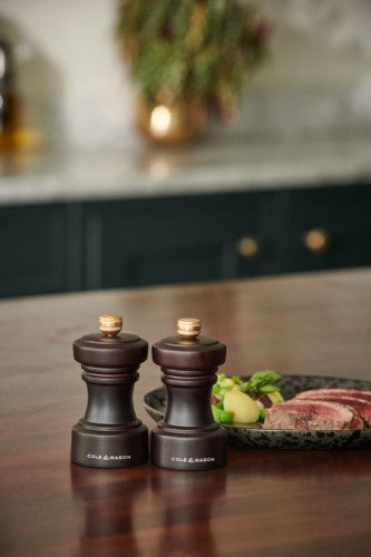 Cole & Mason Hoxton Chocolate Wood Salt Mill 104mm