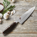 Miyabi 6000MCT Rose Pakkawood 2pc Set Gyutoh 20cm & Shotoh 13cm Knife