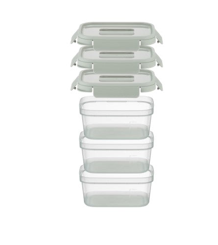 LocknLock Nestopia 3 x 500ml Rectangular Set