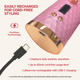 Auto Curler - Vidal Sassoon Unbound Shine-Pro Cordless (VSC530A)