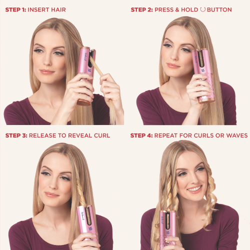 Auto Curler - Vidal Sassoon Unbound Shine-Pro Cordless (VSC530A)