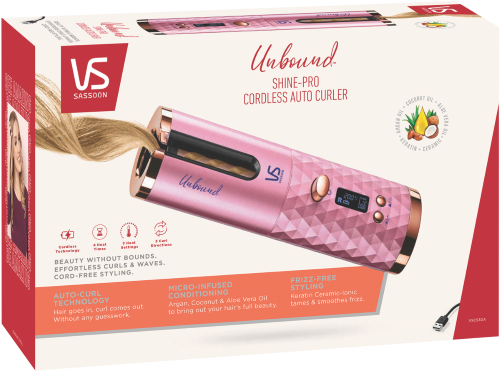 Auto Curler - Vidal Sassoon Unbound Shine-Pro Cordless (VSC530A)