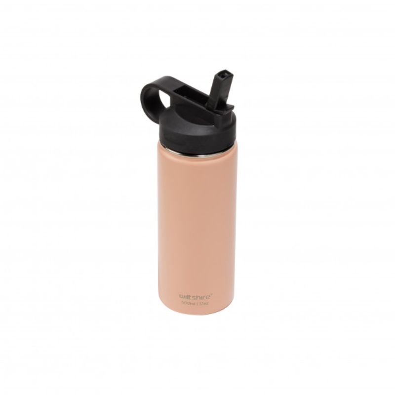 Wiltshire Stainless Steel Bottle Peach 500ml