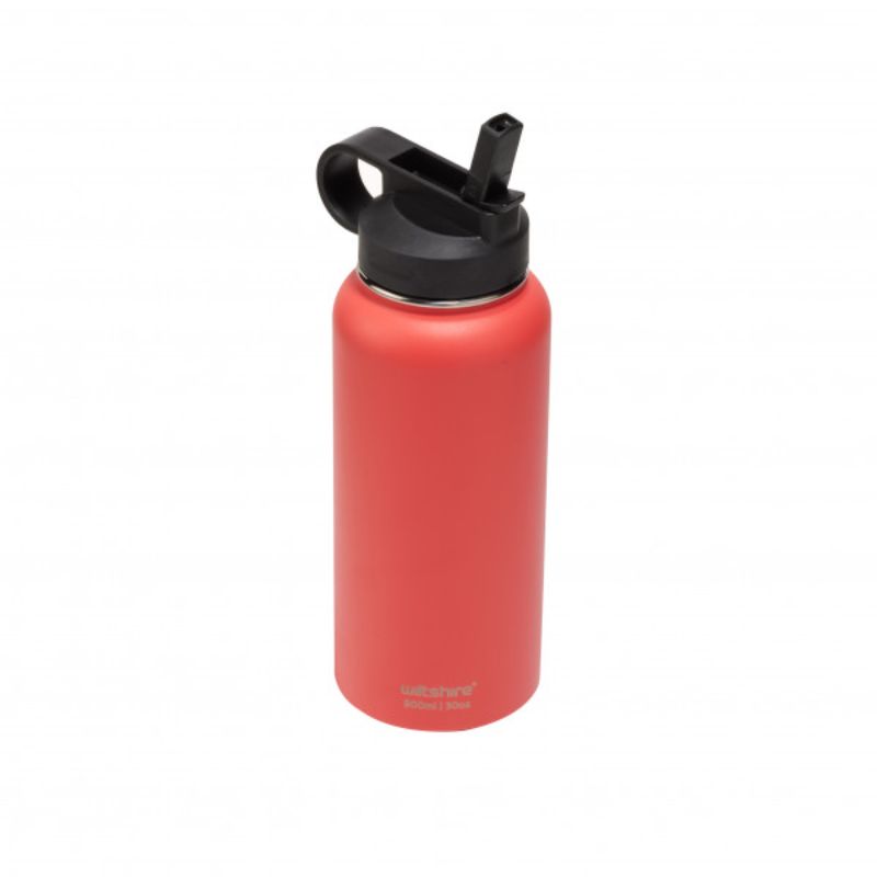 Wiltshire Stainless Steel Bottle Coral 900ml