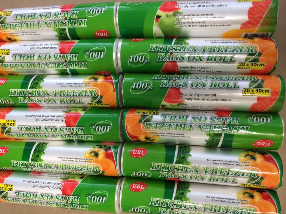Kitchen / Freezer Bags x 100 Bag Roll
