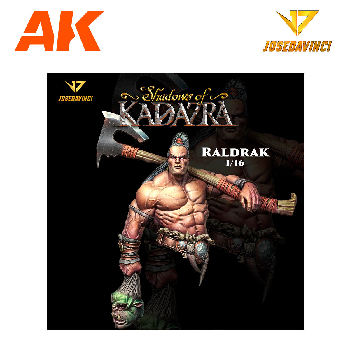 AK Interactive - Resins - Fantasia - Busto Raldrak