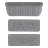 Silicone Butter Moulds - KILNER (14 x 7.5 x 4.5cm)