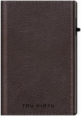 Sleek Card Case - Tru Virtu Nappa (Brown/Black)