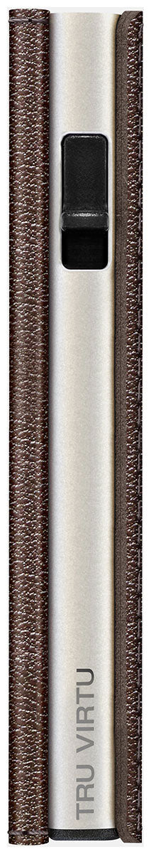 Sleek Card Case - Tru Virtu Nappa (Brown/Black)
