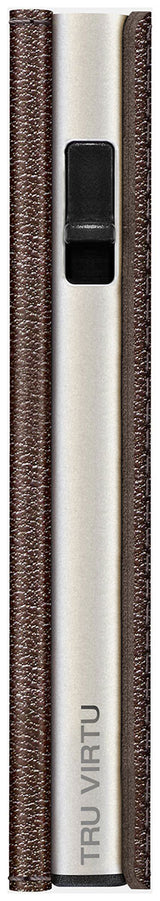 Sleek Card Case - Tru Virtu Nappa (Brown/Black)