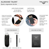 Card Case - Tru Virtu Carbon (Black/Black)