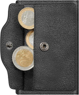 Card Case - Tru Virtu Coin Nappa (Black/Black)