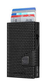 Card Case - Tru Virtu Coin Diagonal (Carbon/Black)