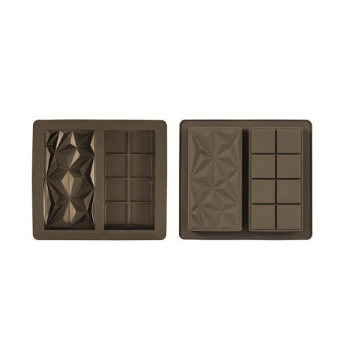 Deep 2 Section Dubai Style Chocolate Mould - Avanti (Set of 2)