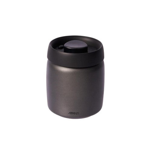 Vacuum Storage Jar - AVANTI Black Stainless Steel (800ml)
