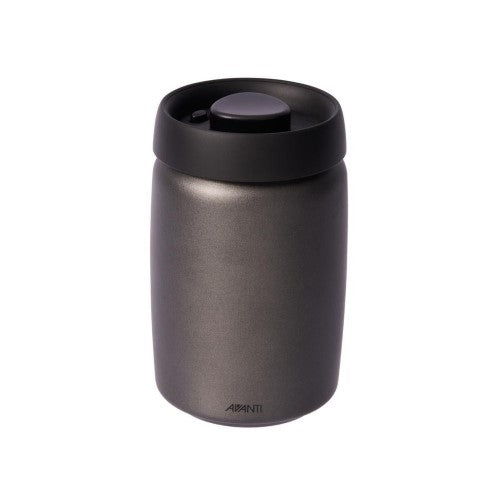 Vacuum Storage Jar - AVANTI Black Stainless Steel (1200ml)