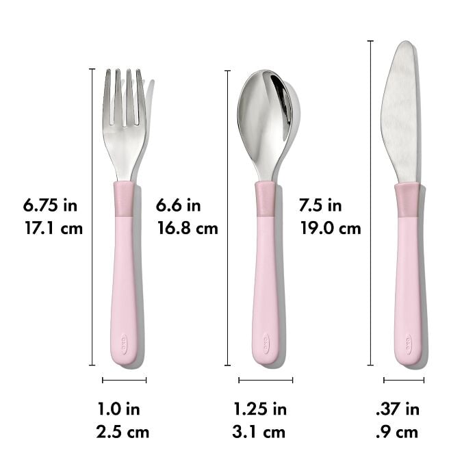 Cutlery For Big Kids - OXO TOT (Blossom)