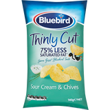 Bluebird Thnly Cut Chps Sr/Crm/Chvs 140g