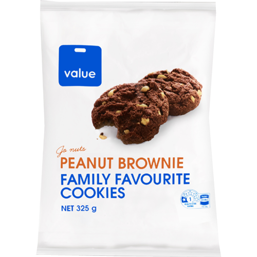 Pams Value Cookies Peanut Brownie 325g