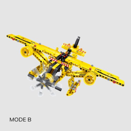 iM Master Mechanical 2 in 1 - Engineering Dump Truck & Aircraft - 361PCS