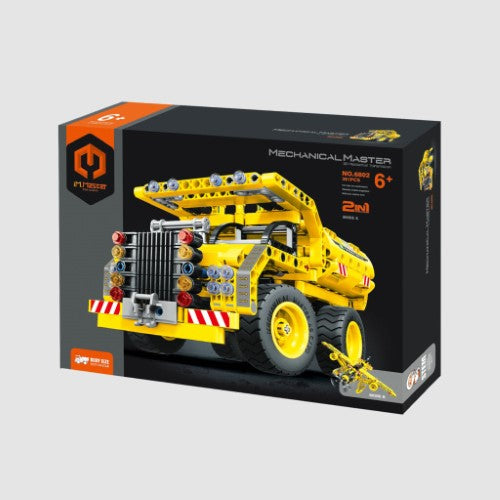 iM Master Mechanical 2 in 1 - Engineering Dump Truck & Aircraft - 361PCS