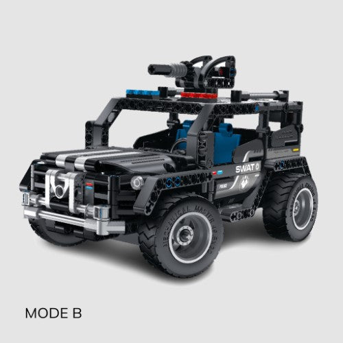 iM Master Mechanical 2 in 1 -  Military SWAT vehicles - 391PCS