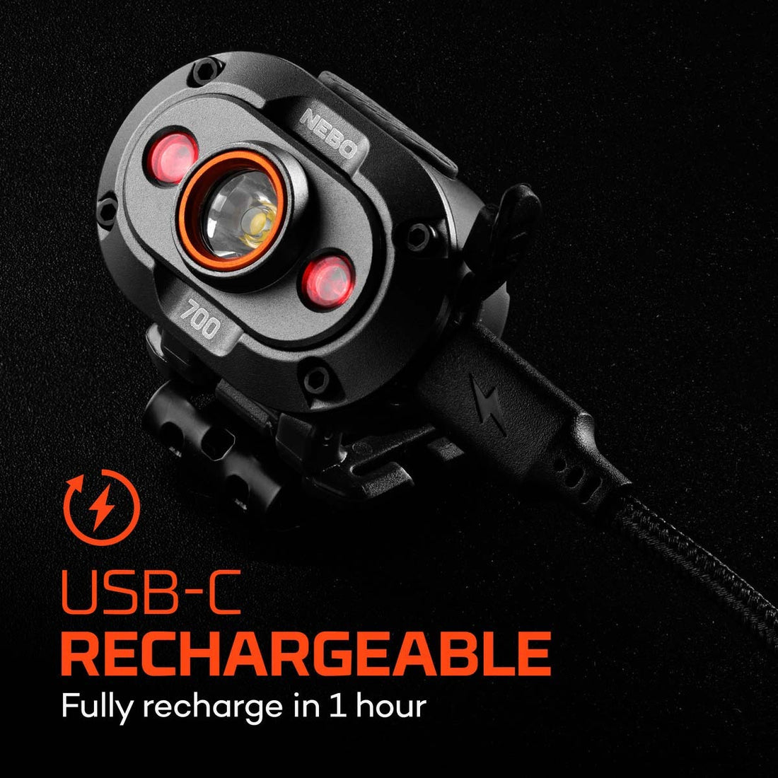 Rechargeable Headlamp - NEBO Mycro 700