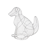 Topiary Plant Training Frame Dog 19 x 38 x 38cm