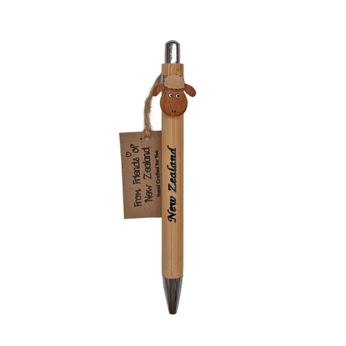 Wooden Sheep Souvenir Pens Assorted Display Pack 24pc