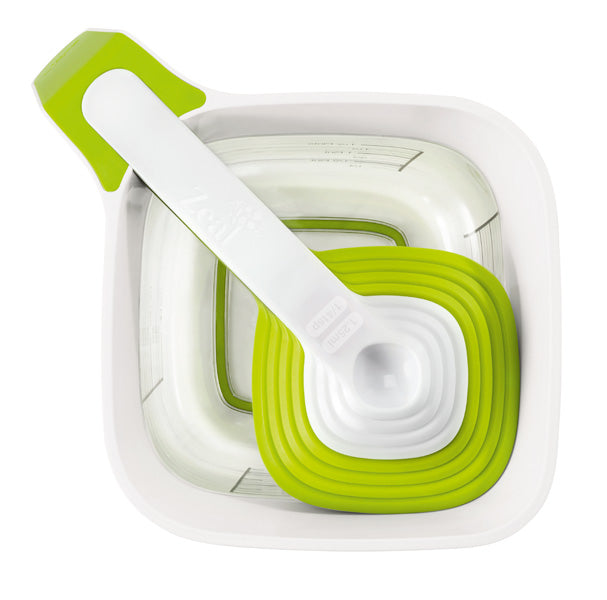 Measuring Cup and Spoons Set - Zeal - Green