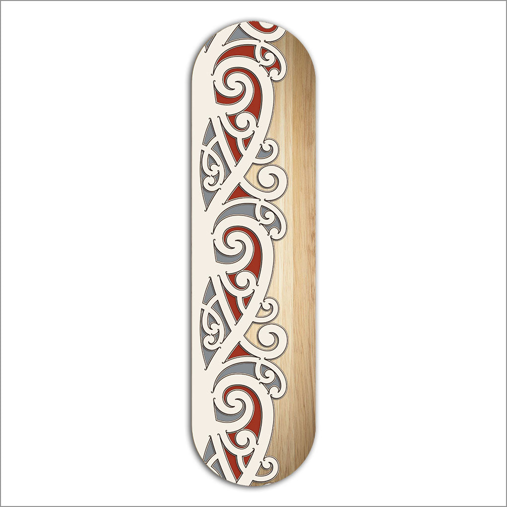 ACM Skateboard Art: Kowhaiwhai 3