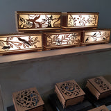 LED Tealight Boxes - USB Powered Tui and Fantail