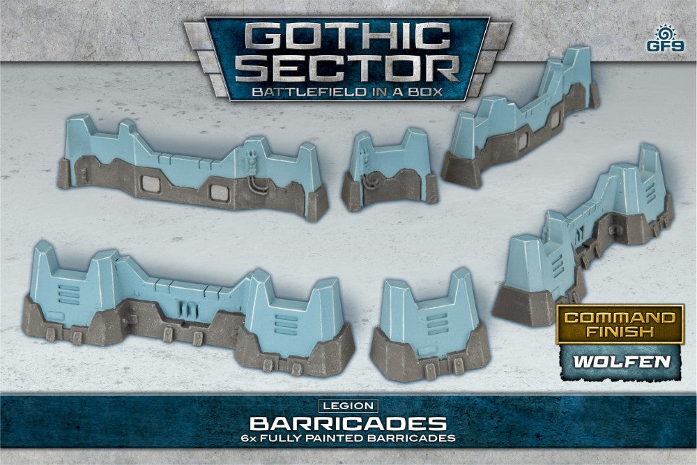 Battlefield in a Box: Gothic Sector - Legion: Defensive Walls - Alternate Paint