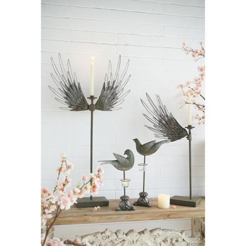 BIRD TEA LIGHT CANDLE HOLDER - 241x114x438