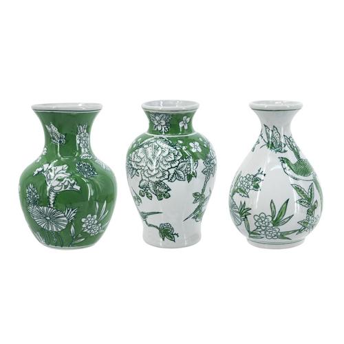PORCELAIN VASE SET/3