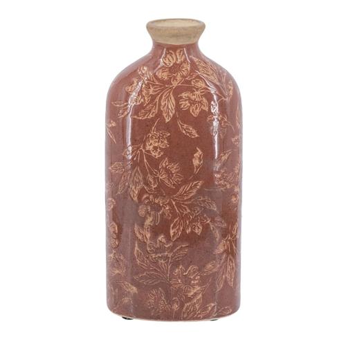 TAN CERAMIC VASE - SMALL