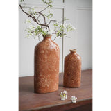 TAN CERAMIC VASE - LARGE